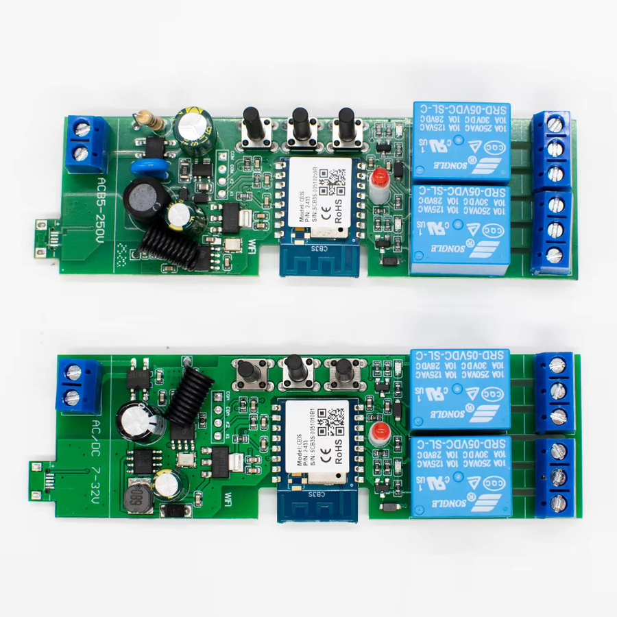 Scimagic-RC WLAN Smart Switch Hausautomations-Controller mit Tuya App-Steuerung für Alexa und Google Home, 1/2/4-Kanal, RF 433 Relais, 12V 24V 220V - Bild 5