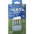 Varta Eco Charger Pro Rundzellen-Ladegerät in Weiß inklusive USB-Typ-C Ladekabel und 4x AAA 800 mAh NiMH Akkus - Bild 3