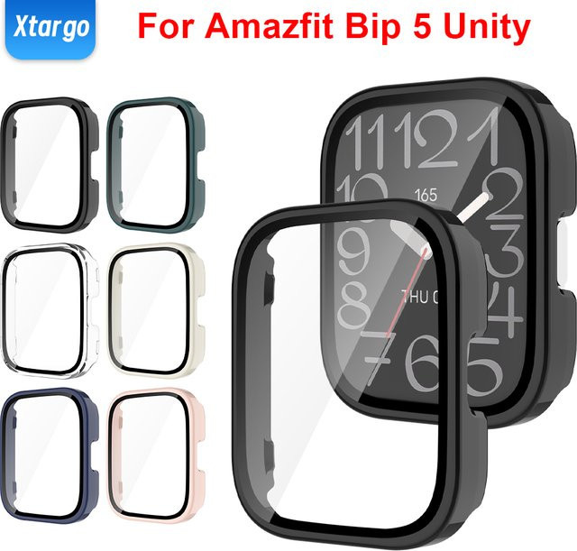 Displayschutzfolie Amazfit Bip 5 Unity, PC + Glas, blue, Unisex - Bild 1