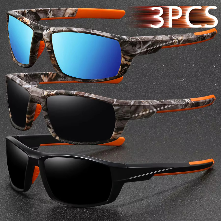 Sonnenbrille WSZ, Camouflage, Vollrand, rechteckig, Kunststoff, Unisex, Multicolour - Bild 2