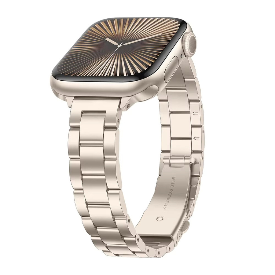 Armband für Apple Watch, Edelstahl, Silber, Damen - Bild 3