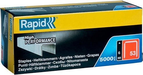 Rapid Heftklammern Typ 53/06 in Silber, 5000 Stück - Bild 2
