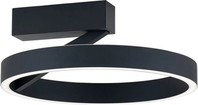 Orion Leuchten LED Deckenleuchte Ring in Schwarz, Durchmesser: 40 cm, dimmbar, 2500 Lumen - Bild 1
