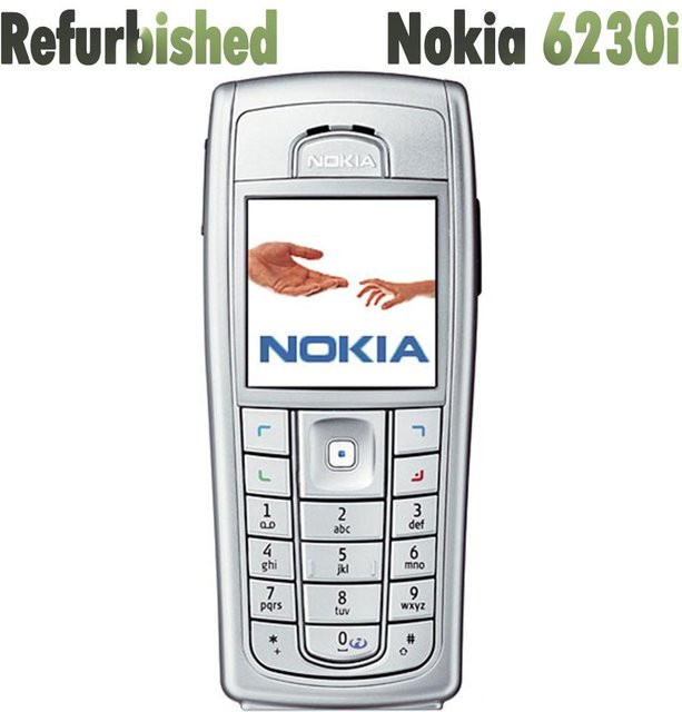 Nokia 6230i Mobiltelefon Refurbished Silber mit 1 SIM-Karte - Bild 1