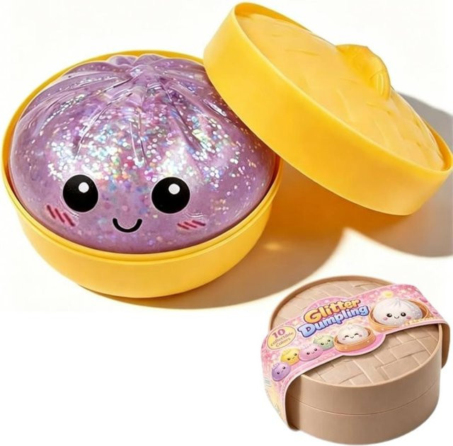 BC Pet Supplies Glitzer-Knödel-Squishy-Mystery-Box, Überraschungs-Knödel-Squishy, Fidget-Set - Bild 1