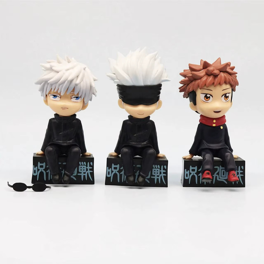 Bandai Jujutsu Kaisen Q-Version Figuren, Gojo Satoru, Itadori Yuji, Geto Suguru - Bild 4