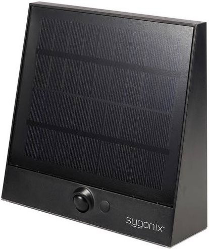 Sygonix SY-5801970 Solar-Außenwandleuchte mit Bewegungsmelder und LED in Anthrazit-Grau - Bild 1