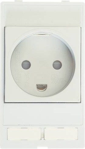 HARTING Schutzkontakt-Steckdose in Weiß aus Kunststoff - Bild 1