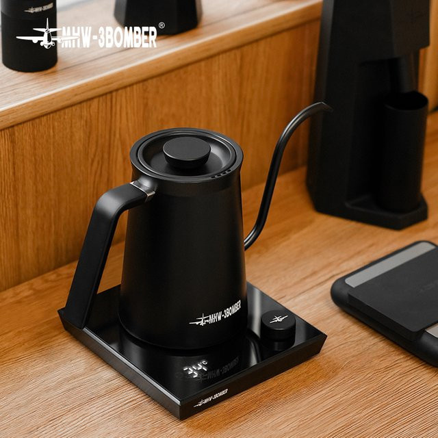 MHW-3BOMBER Elektrischer Kaffeekessel mit Thermostat für professionelles Barista-Zubehör aus Metall - Bild 1