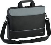 Targus Intellect Topload Case Notebooktasche in Schwarz und Silber - Bild 1