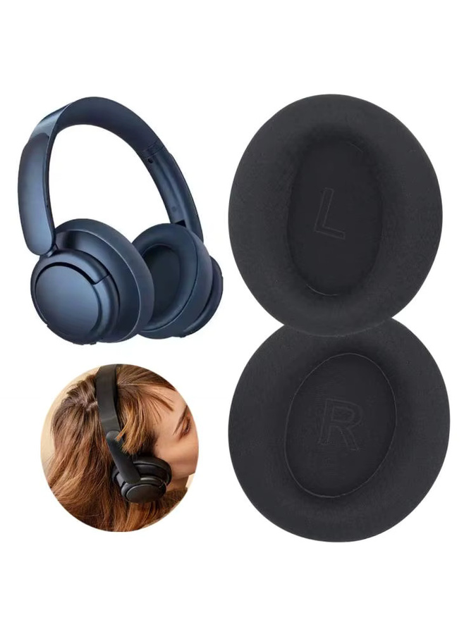 Anker Ersatz-Ohrpolster aus Mesh-Stoff mit Schaumstoff für Soundcore Life Q30, Q35 und Q30BT, Schwarz - Bild 7