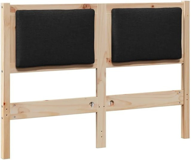 vidaXL Kopfteil aus Massivholz Kiefer in Braun mit minimalistischem Design, Breite: 140,5 cm - Bild 1