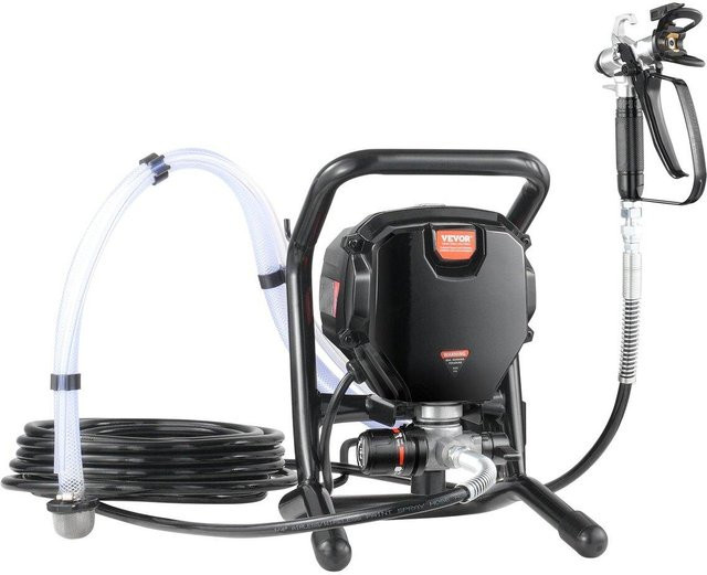 MB Airless Farbsprühgerät Elektrisch 750W 3000PSI Schwarz - Bild 1