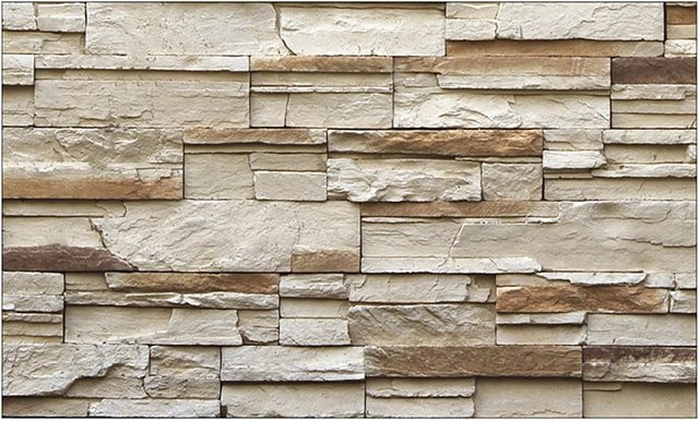 MySpotti Küchenrückwand Profix Cucina Rustical Bricks in Beige mit Fliesenoptik B: 100 cm, H: 60 cm - Bild 1
