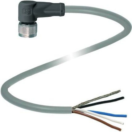 Pepperl+Fuchs 240005-0004 Sensor-Aktor-Steckverbinder konfektioniert grau 2 m Länge 4 Polzahl - Bild 1
