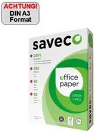 Saveco Kopierpapier Green Label A3, 80 g/m², Weiß, FSC und Blauer Engel zertifiziert - Bild 1