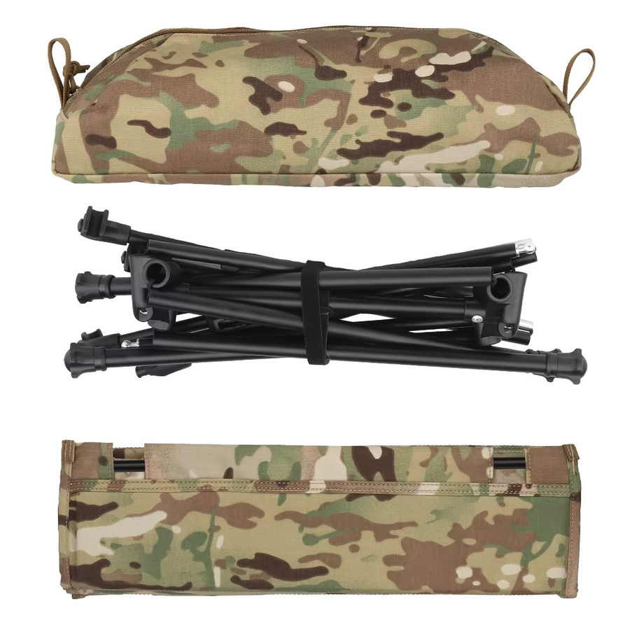 KOLINLOV Multifunktionaler Outdoor Camping Klapptisch mit Aluminiumlegierung Rahmen für Picknick, Jagd und Angeln - Bild 3