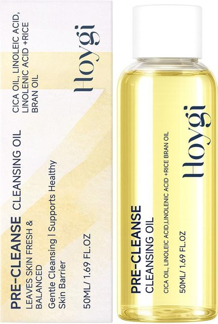 Hoygi Reinigungsöl, 50 ml, für empfindliche und trockene Haut, mit Reiskleie und Centella - Bild 1