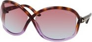 Tom Ford FT 1068 Sonnenbrille Cat Eye, semi-rimless, braun, purple, Damen - Bild 1