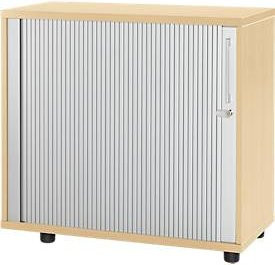 Schäfer Shop Select Anstellquerrollladenschrank aus Holz mit 1 Fachboden in Ahorn/Beige, B/T/H: 80,0 x 42,1 x 75,0 cm - Bild 1