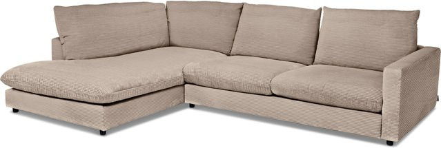 Polsterecke Sansibar Dagebüll in Beige mit Cord-Stoff und Armlehnen, B/T/H: 321 x 120 x 84 cm - Bild 1