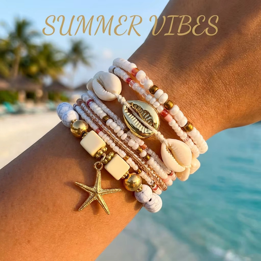 Rinhoo Armband-Set, Perle, Bunt, Damen - Bild 4