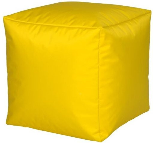 Linker Licardo Sitzwürfel aus Nylon in Gelb B/T/H: 40 x 40 x 40 cm - Bild 1