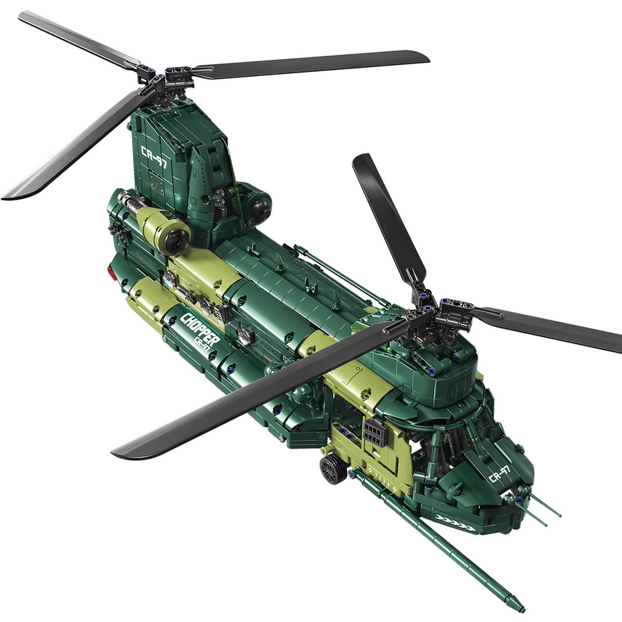 KAVOWORLD CR-97 Chinook Hubschrauber, Bausteine, 1826 Teile - Bild 5