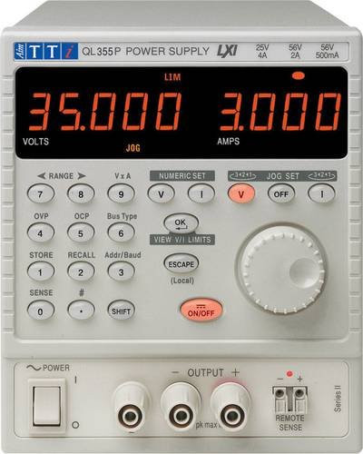 Aim TTi QL355P SII Labornetzgerät in Grau, 1 Ausgang, einstellbar 0 - 35 V/DC und 0 - 5 A, 105 W - Bild 1