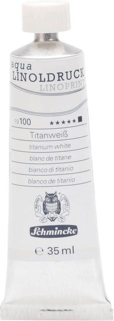 Schmincke Linoldruckfarbe Titanweiß - Bild 1