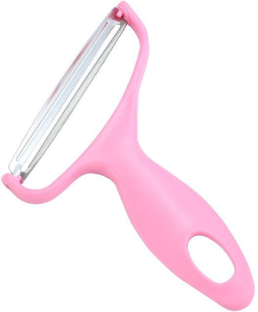 YJSTY Manueller Kohl-Shredder und Gemüseschäler aus Kunststoff und Edelstahl, Rosa, B/T/H: 17,0 x 13,0 x 12,0 cm - Bild 1