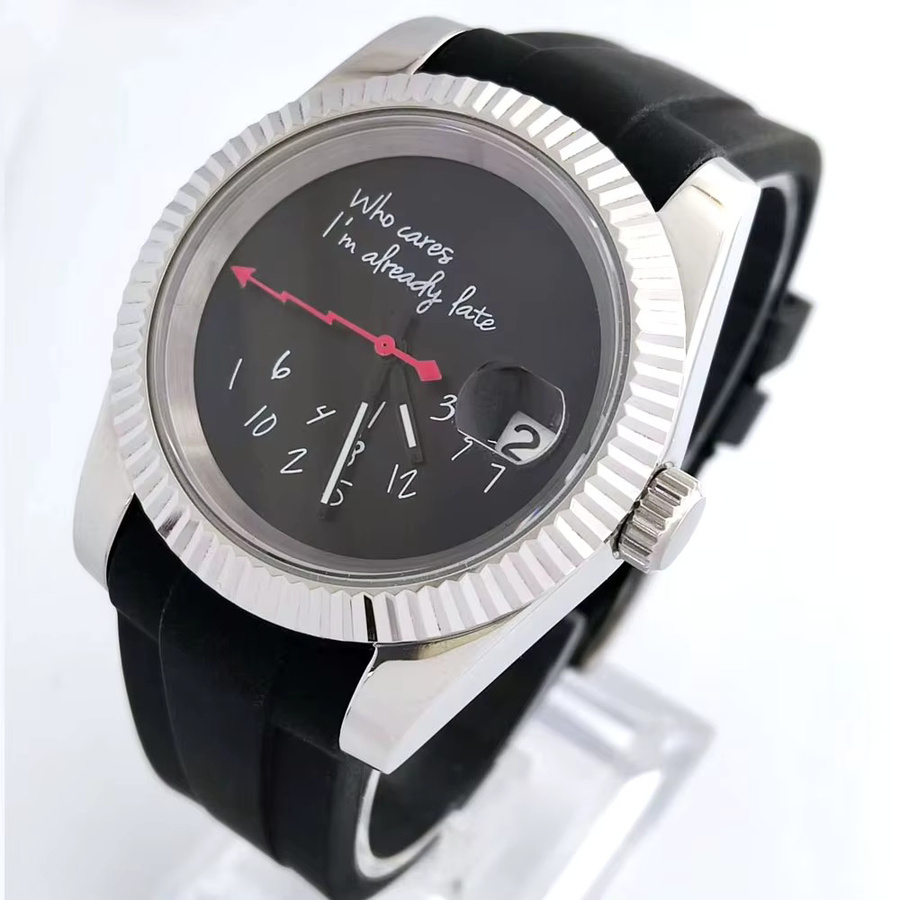 OUMASHI Armbanduhr Automatik, Edelstahl, 39 mm, Herren - Bild 2
