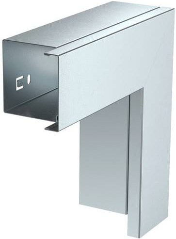 OBO Bettermann Montagezubehör 6247989, Farbe: Silber, L x B x H: 180 x 60 x 60 mm, 4 Stück - Bild 1