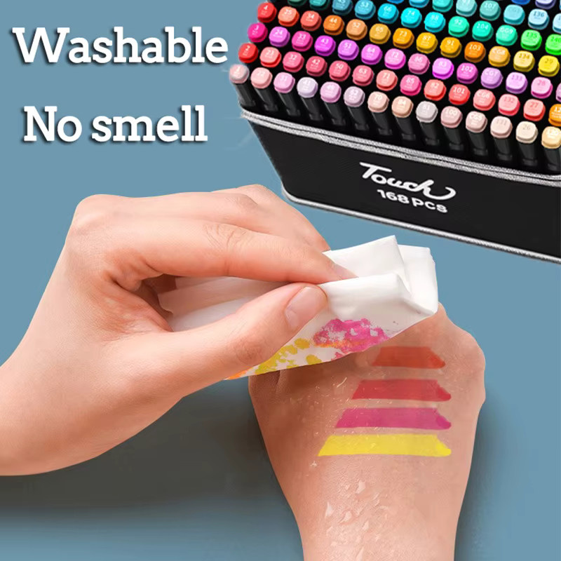 Anowee Marker Pinselstifte Set in Multicolour für Malerei, Zeichnung und Manga - Bild 3