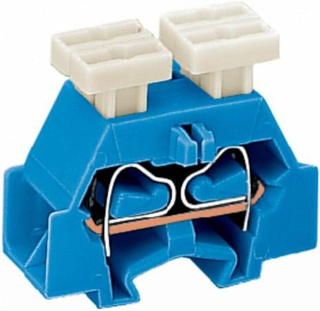 WAGO 261-334/342-000 Einzelklemme mit Zugfeder, Blau, 200 Stück - Bild 1