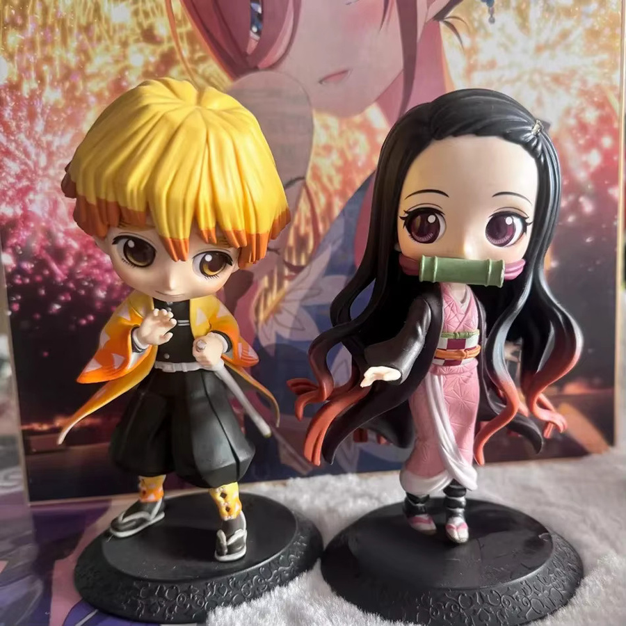 Bandai Demon Slayer Qposket Figuren-Set, Nezuko Tanjirou Zenitsu Inosuke Kyoujurou Giyuu, 6-teiliges Set - Bild 4