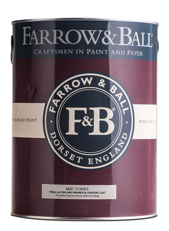 Farrow & Ball Wall & Ceiling Primer & Undercoat Wasserbasierte Grundierung für Wände und Decken Beige 2,5 l - Bild 2