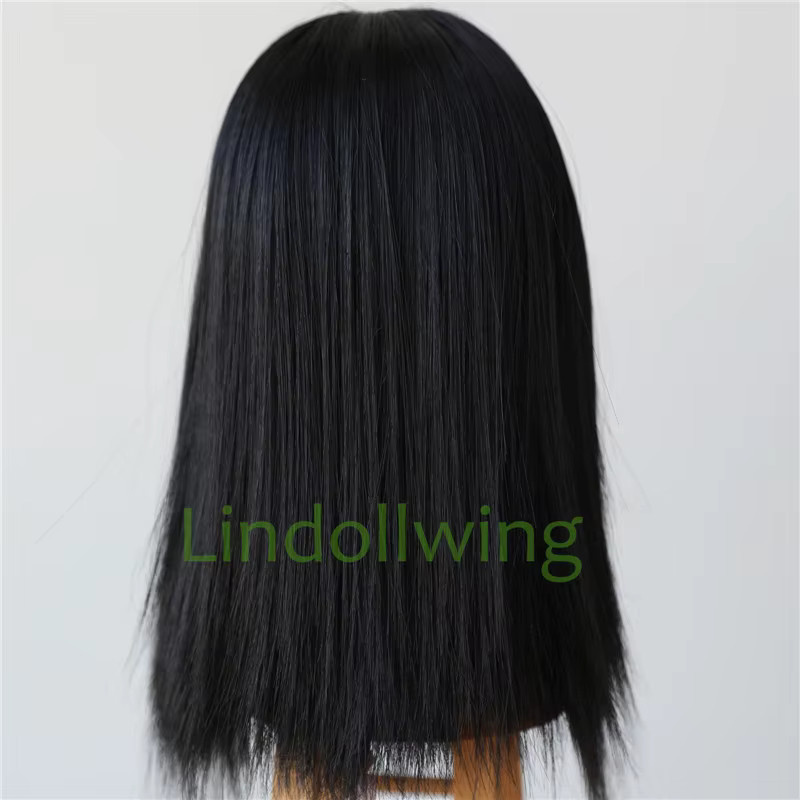 Lindollwing Blyth Perücke, langes glattes schwarzes Haar, 9-10 Zoll, Zubehör - Bild 2