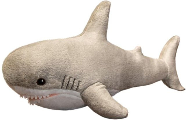 Binchi Outdoor Equipment Haifisch Plüschtier, Kissen, 30cm, ab 0 Jahren - Bild 1