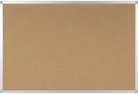 Bi-office Pinnwand Ayda aus Kork und Aluminium in Braun und Silber, B/H: 106,5 x 75,0 cm - Bild 1
