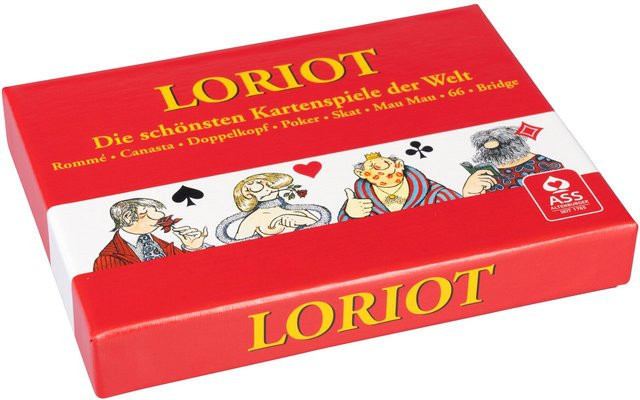 Loriot Moderne Hausfrau Kartenspiel rot - Bild 1