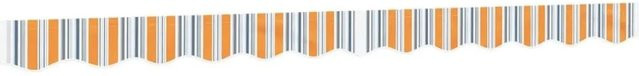 vidaXL Markisenvolant aus Polyester, mehrfarbig gestreift, Breite: 300 cm, Höhe: 20 cm, Tiefe: 20 cm - Bild 1