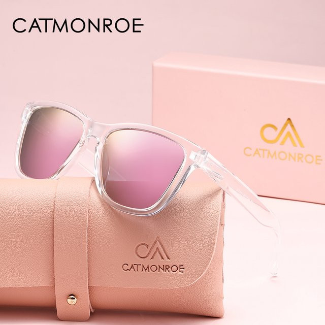 CATMONROE Sonnenbrille, Damen, Vollrand, pink, polarisiert - Bild 1