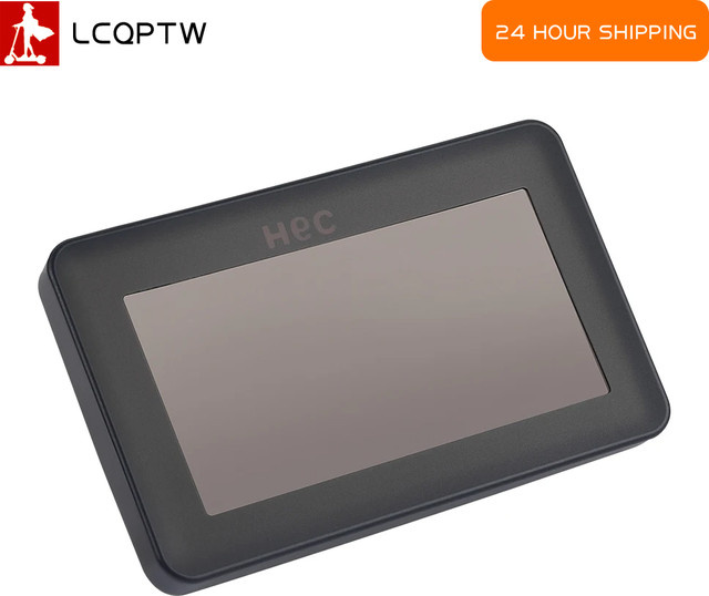 Silikon Armaturenbrett Schutzhülle mit LED-Display-Gehäuse für H6C Elektroroller E-Bike in Schwarz - Bild 1