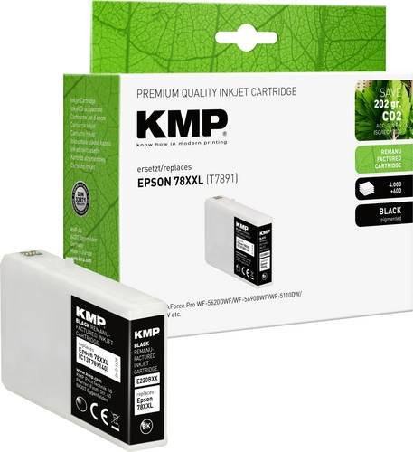 KMP Druckerpatrone Schwarz kompatibel mit Epson 78XXL T7891 E220BXX 1628 4201 - Bild 1