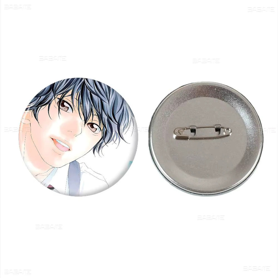 Brosche Ao Haru Ride Anime Classic Movie, 58 mm, Weißblech - Bild 3