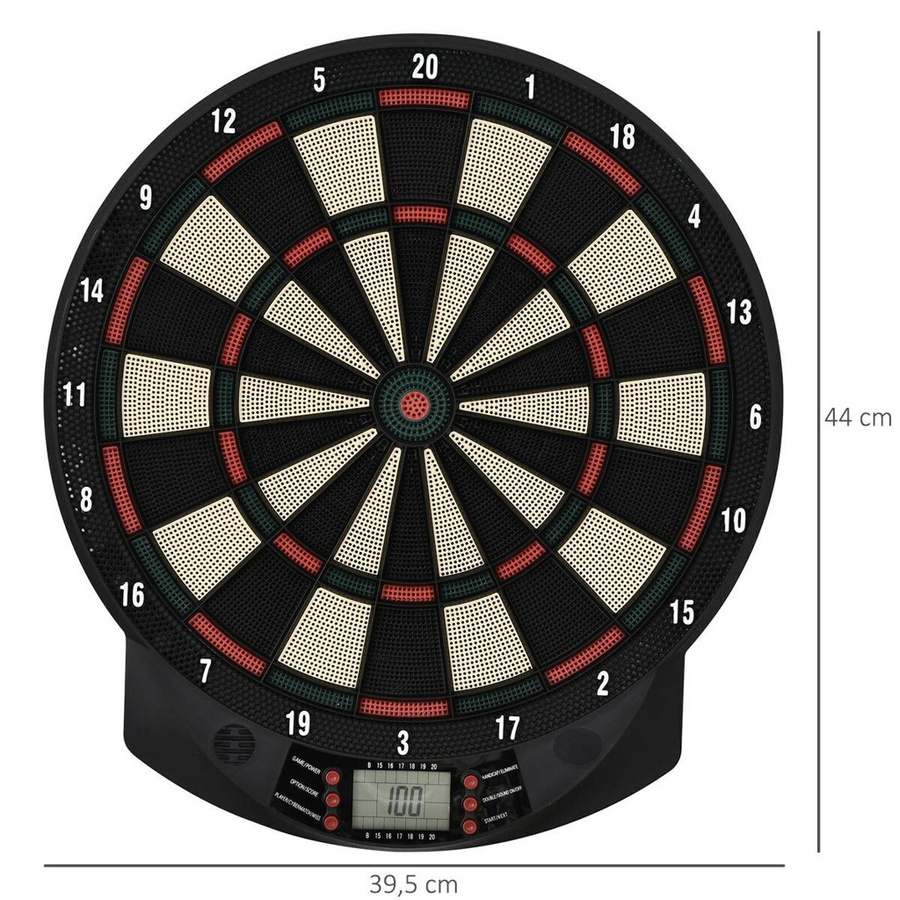 HOMCOM Elektronische Dartscheibe mehrfarbig aus Kunststoff - Bild 2