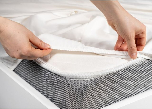 GRANA HOME Spannbetttuch aus 100% Baumwolle, Weiß, Breite: 120 cm, Länge: 200 cm - Bild 1