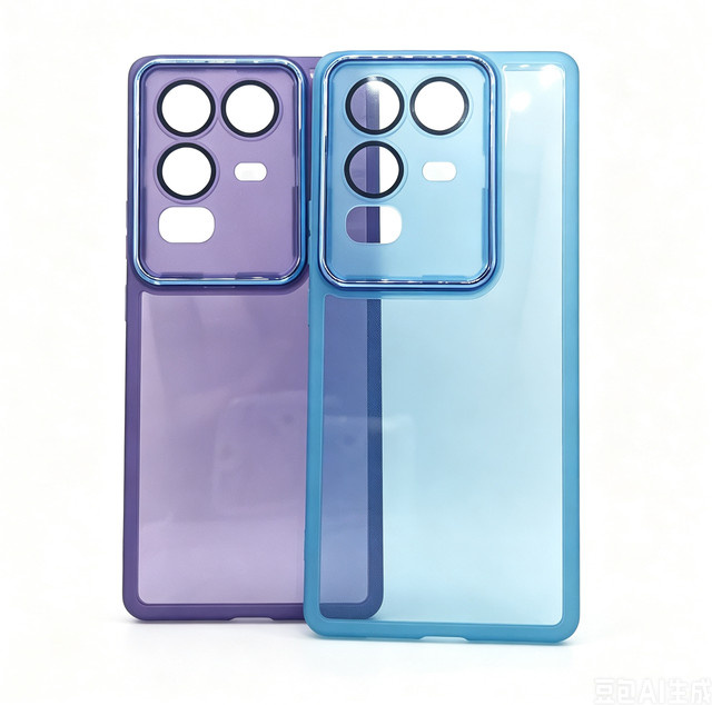 Stoßfeste Silikon-Handyhülle für Infinix Note 50s, Infinix Note 50X 5G und Infinix Note 50 Pro Plus in Blau - Bild 1