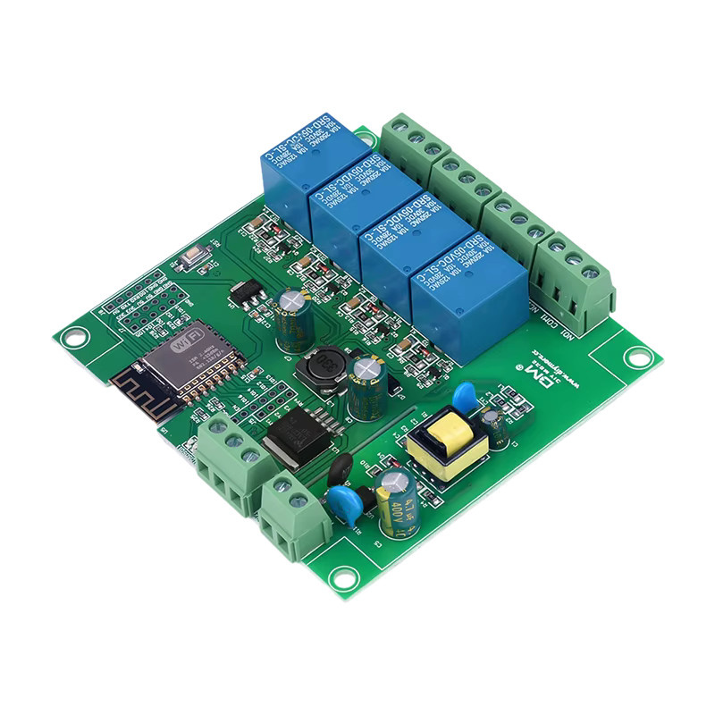 Aideepen WiFi 4-Kanal Relaismodul ESP8266 Entwicklungsplatine zur drahtlosen Steuerung und Spannungsüberwachung DC 7-30V/5V - Bild 3
